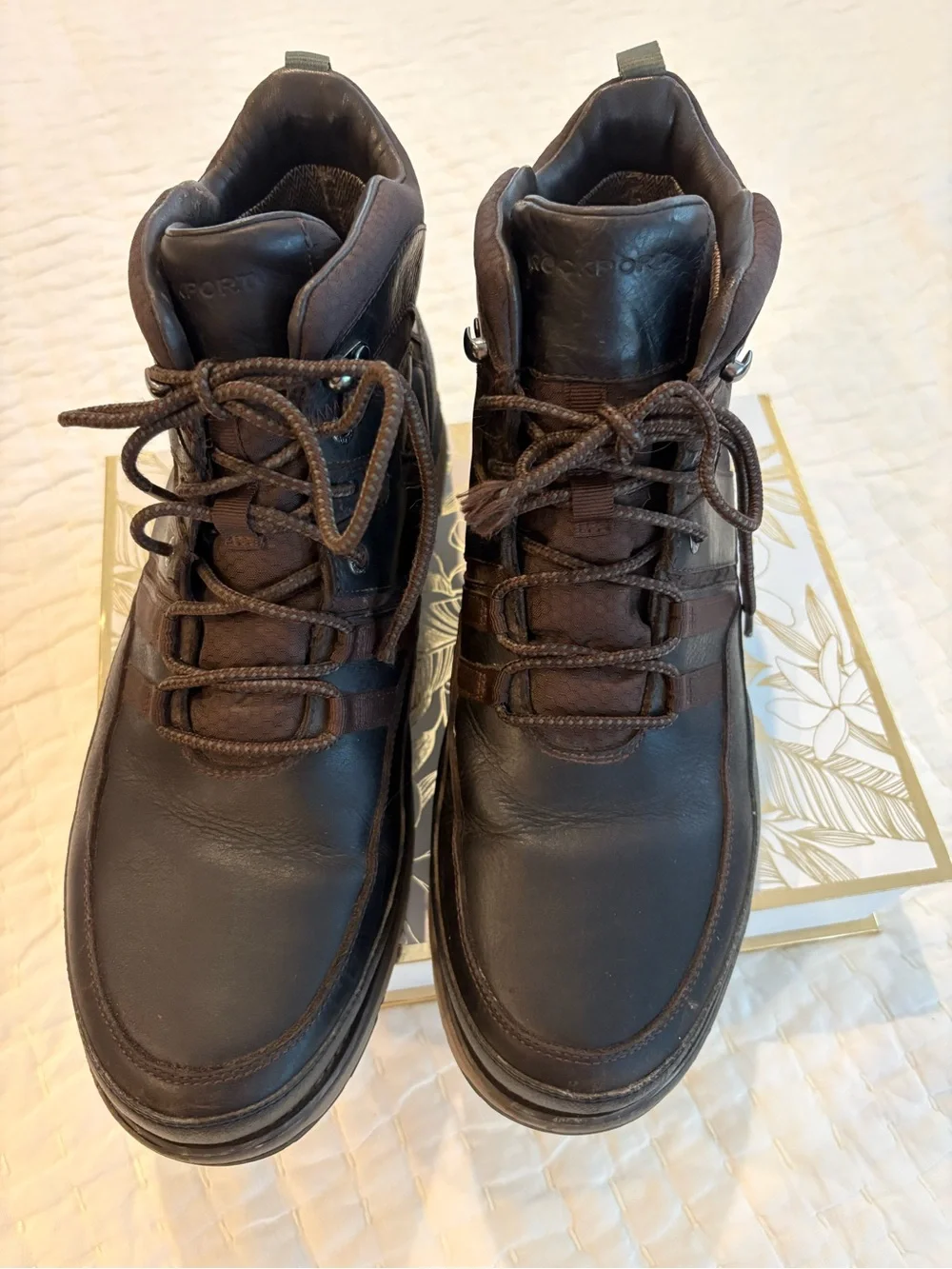 Rockport Total Motion Trek Umbwe Waterproof Hiking  Boot  Men's size 14 Utility